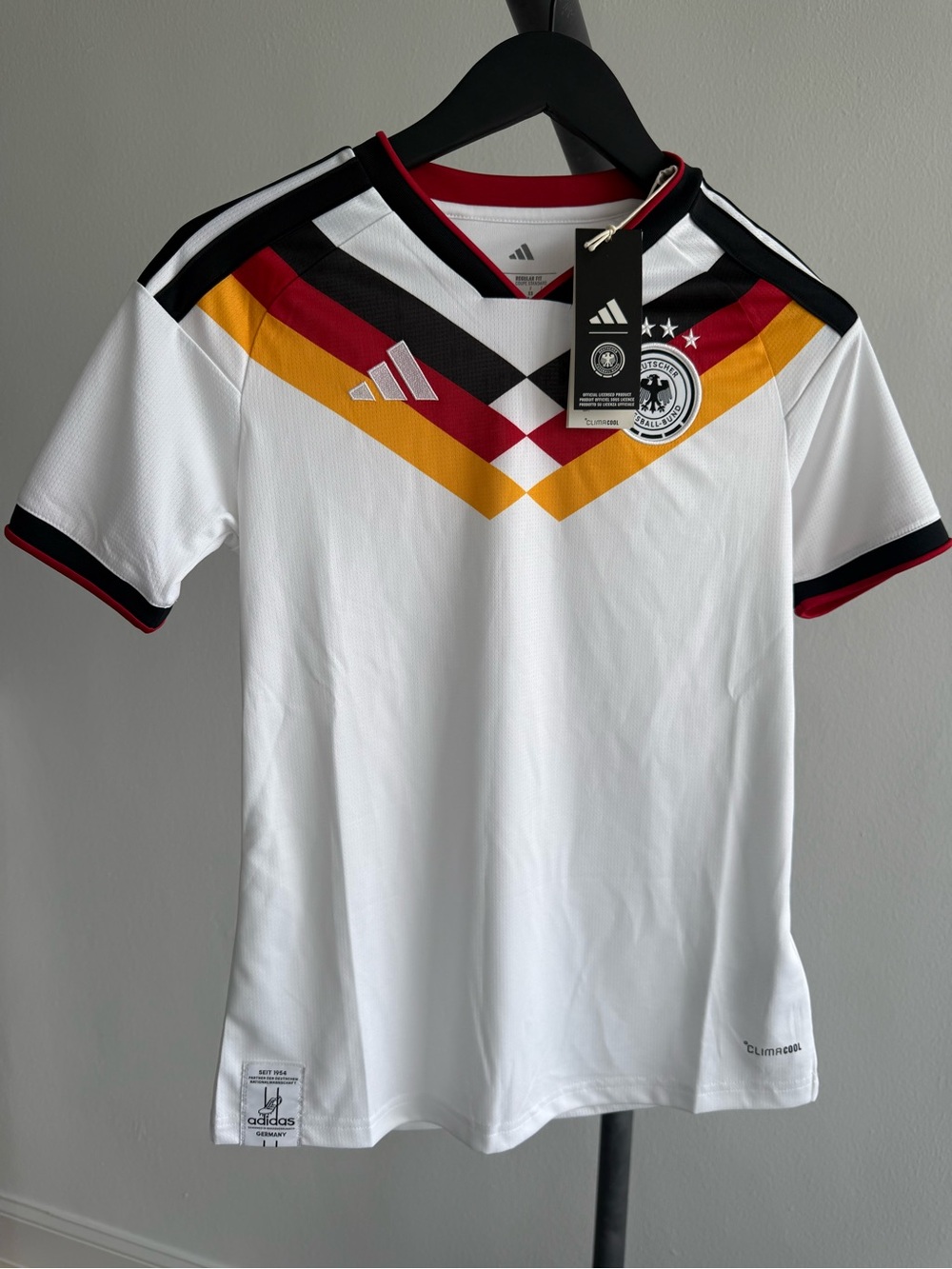 adidas Germany 2026 Home Soccer Jersey Women XS White NWT